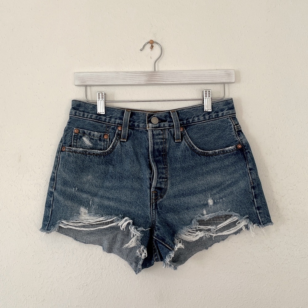 Levi’s 501 Jean Shorts Button Fly Cut Offs